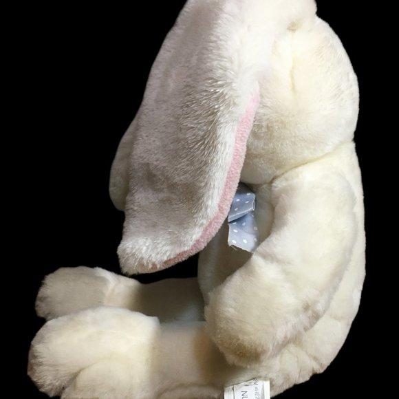 Ganz Bunny Rabbit NUZZLES White Plush Vintage 1998 Pink Lop Ears ULTRA RARE-VHTF - Picture 7 of 11